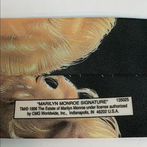 Vintage Ralph Marlin Signature Marilyn Monroe Tie - Picture 6 of 8